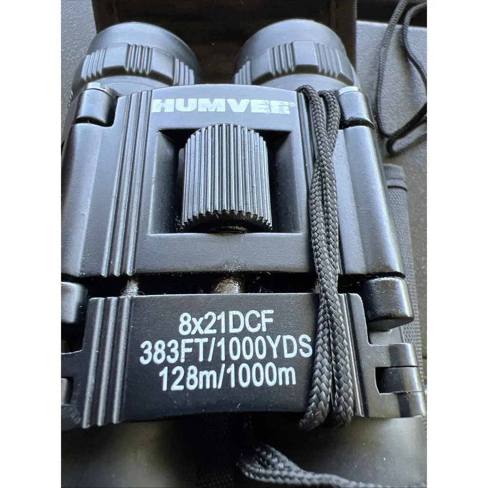 Humvee Binoculars 8X21 DCF Compact Anti Reflective with Case included belt loop